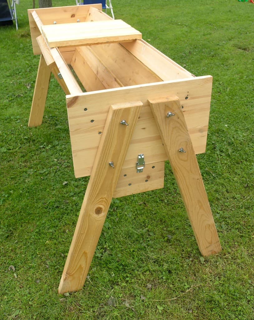 Trågkupan med monterad djupbotten